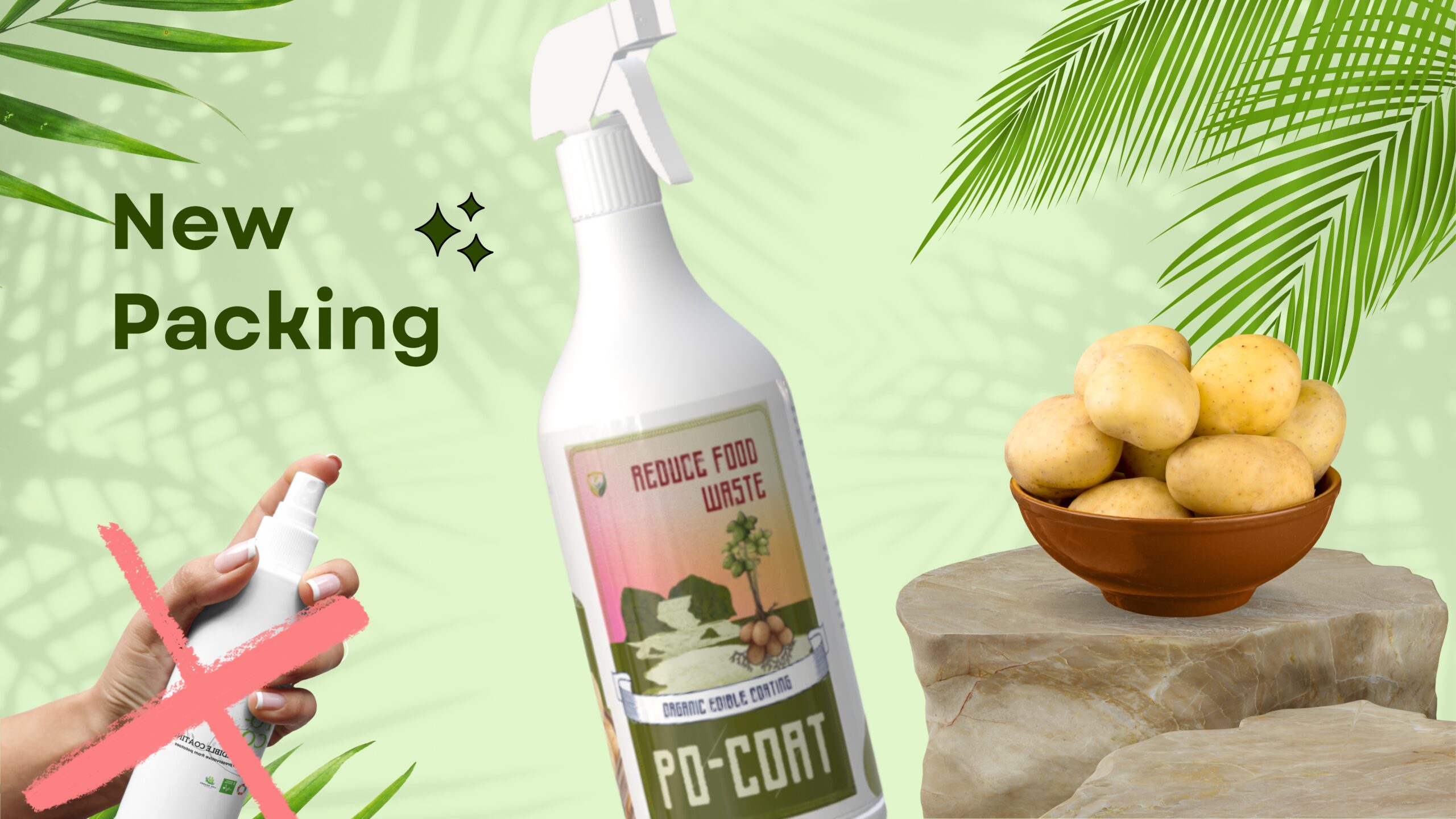 green animated skincare organic product ad video (2)