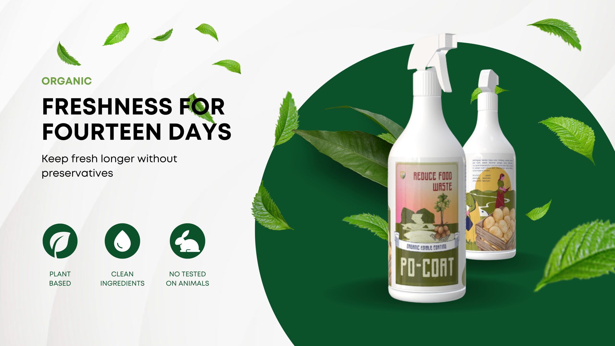Enhance Freshness with Pocoat: Your Organic Solution for Fruits and Vegetables